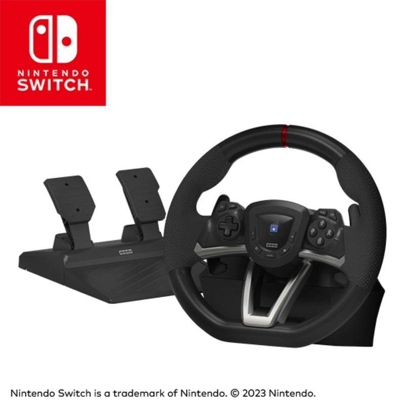 HORI Racing Wheel Pro Deluxe Rat og pedalsæt Nintendo Switch HORI Racing Wheel Pro Deluxe Rat og pedalsæt Nintendo Switch